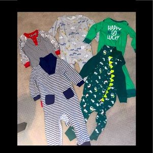 Cat and Jack button up outfit lot